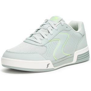 Skechers Men's Viper Court Classic Pickleball Sneaker (11, Gray/Lime)