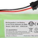 Robot Vacuum Replacement Battery 14.8V 2600mAh Replacement pa04 Battery for Ecovacs Deebot N79S/N79 & Eufy Robovac 11/30 25c