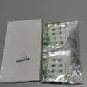 Nuanchu 12 Pcs Nasal Pillow Liner for CPAP Cushion Nasal Cushion Pillow Covers Cotton Liners Skin Sleep Protector Compatible Comfort Reusable Reduce Noisy Air Leaks and Irritation (White)