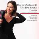 REVLON One-Step Hair Dryer and Styler, All-in-One Hair Brush Straightener for Salon-Quality Smooth & Straight Styles, Black