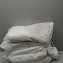 6 Pack Teepee Tent for Kids Sleepover Party Indoor, Gift Set with Inflatable Airbeds with Star Lights & Colored Flags, Washable & Foldable Toddler Slumber Party Tent for Girls & Boys, White