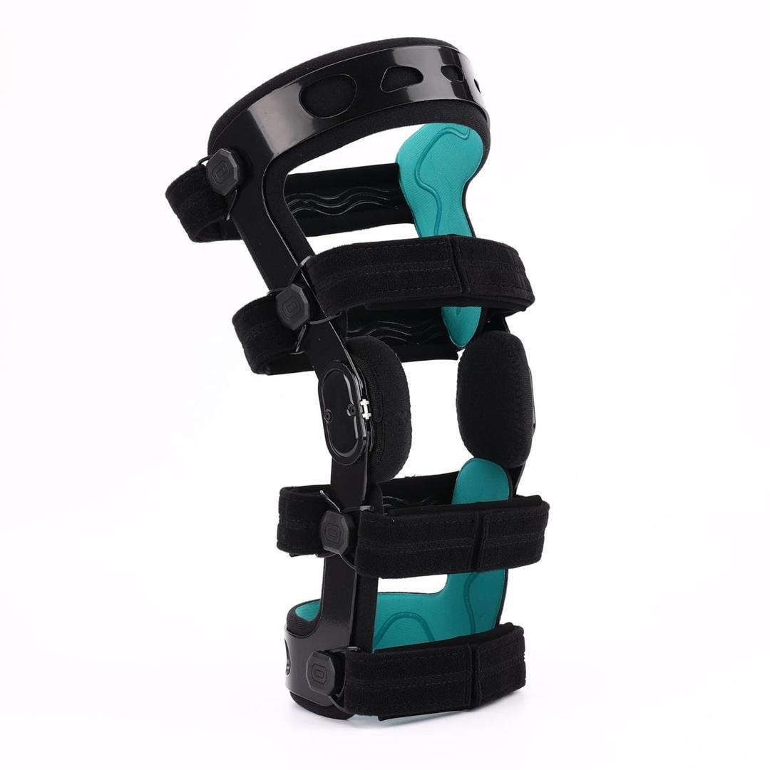 OA Unloader Knee Brace for Osteoarthritis ACL Functional Knee Brace for Ligament Injuries Double Upright Unloader Knee Support for PCL Bone-on-Bone Pain Arthritis Knee Joint Pain (Right, X-Large)