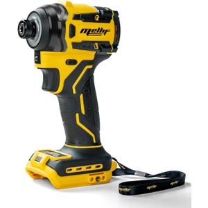 1/4-Inch Impact Driver Compatible with Dewalt 20V 60V Max Battery (Tool Only), 2212 in-lbs Torque, 4-Speed, Brushless Motor, LED Light