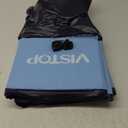 VISTOP Jumbo Foldable Dog Pool, Hard Plastic Shell Portable Swimming Pool for Dogs Cats and Kids Pet Puppy Bathing Tub Collapsible Kiddie Pool (77inch.D x 15.7inch.H, Blue)