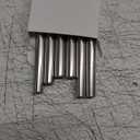 Sadnyy 6 Pieces 3/8 x 3 Inch Stainless Steel Dowel Pins Shelf Brackets Pegs Hardware Pins for Accurate Alignment Metal Bunk Bed Replacement Hardware for DIY Shelving Supports Cabinet Sections