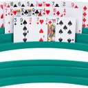 Three-Layer Design Playing Cards HoldersPlaying Card Holder for Kids Adults Hands Free Card Holder for Family Card Game Nights Poker Parties