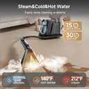 Uwant Carpet Cleaner Machine with Steam&Hot&Cold Water System 18Kpa Powerful Suction Upholstery Cleaner Machine with Pet Pro Cleaner for Pets, Carpet Steam Cleaner Set of 1
