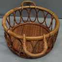 Kate Newborn Photography Props Rattan Circular Basket Handcrafted Bed Mini Bed for Baby Photography Posing Props Photoshoot