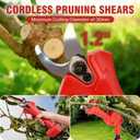 Brushless Electric Pruning Shears Cordless, Pole Pruners for Tree Trimming, Electric Tree pruner Cutter with 2*21V 4000mAH Batteries,15FT Telescoping Rod,1.2 Inch Cutting Diameter, with Replace Blade