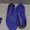 Arch Support Plantar Fasciitis Insoles: Fit Geno Orthotics Inserts for High Arch Pain Relief  Heavy Duty Shoe Inserts for Women & Men 220lbs+  for Work Boots & Sneakers (Women's 8-9 / Men's 6-7) (Blue)