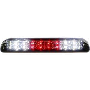 Smoke 3rd Third Brake Light for Ford Explorer Sport Trac 01-05, for F250 Super Duty/ F350 Super Duty 99-16, for Ranger 93-11, for Mazda B series 94-09, High Mount Stop Light with Chrome Housing (Chrome Housing Smoke Lens)