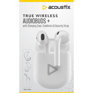 Acoustix True Wireless AudioBuds+, White