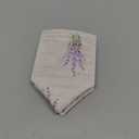 Leather Tissue Box Holder Lavender Flowers Tissue Box Cover Square Waterproof Tissue Holder Organizer Modern Napkin Holder for Bedroom Dresser Night Stand Office Desk