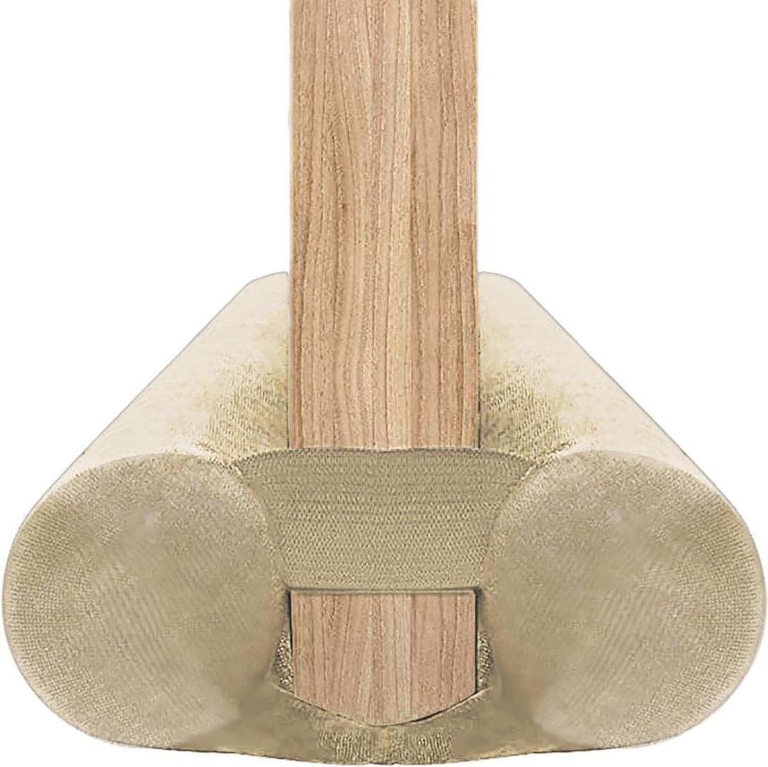 Door Draft Stopper for Doors 29-35" No Adhesive Draft Stopper for Bottom of Door Draught Excluder Under Door Wind Blocker Reduce Noise Draught Excluder Sweep Sound Proof(Beige)