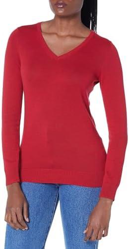 Amazon Essentials Women's Classic-Fit Lightweight Long-Sleeve V-Neck Sweater XXL