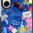 for Samsung Galaxy S23 FE Case Pink Ocean Adventure Collage Pattern Military Grade Drop Protection, Voyage Slim TPU with Camera Protection, Aesthetic Summer Design for Women Girls (BlueSea2)