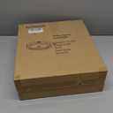 Slypadan Outdoor Motion Sensor Flush Mount LED Light, 12" Dusk to Dawn Porch Modern Black Exterior Light, Ceiling Light Fixture for Farmhouse Garage Entry