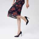 Elisabet Tang Women's High Heels Pumps Closed Pointed Toe Stiletto 4inch Heels Classic Office Special Dressy Wedding Pump Shoes (Black)