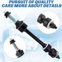Stabilizer Sway Bar Link Front Compatible With Dodge Ram 1500 2500 3500 2WD / RWD Only Front Sway Bar End Links K80821
