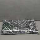 Wonnitar Moroccan 3x5 Washable Area Rug, Boho Living Room Rug, Non-Slip Farmhouse Rustic Bedroom Throw Mat, Non-Shedding Soft Geometric Floor Carpet for Kitchen Entry Office (Dark Grey,3'x5')