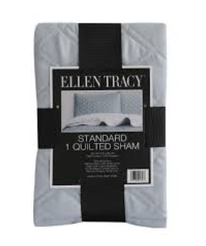 Ellen Tracy Standard 1 Quilted Sham 20x26in 100% Polyester