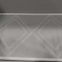 Extra Large Stone Bath Mat, 31.5 x 20" Diatomaceous Earth Mat Diamond Pattern, Super Absorbent Quick Drying Stone Bath Mats for Bathroom, Easy to Clean (Light Grey)