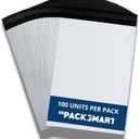 White Plastic Poly Mailers 9"x12" | Shipping Bags for Clothing, Books, and Accessories | Durable Shipping Envelopes | Waterproof, Tear-Proof with Strong Self-sealing Adhesive | 100-Pack