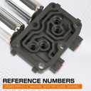 GTSP Transmission Dual Linear Solenoid with Gasket Compatible with Accord 03-07 CRV 02-11 Acura RSK 02-06 TSX 04-08 Replace for #28260-PRP-014 90428C