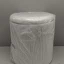 infurnic Ottoman with Storage Set of 2, Velvet Round Storage Ottoman, Upholstered Sponge Vanity Stool Support 300lbs, Multifunctional Coffee Table Foot Rest Ottomans for Living Room Bedroom, White