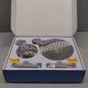 MakeFit Dual Filtered Rain Shower Head Combo, Handheld Shower Head with Adjustable Bar - Rainfall Shower Head And Showerhead with Filter for Hard Water - Removes Chlorine (Premium Chrome)