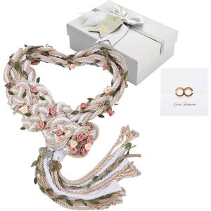 ReliThick Wedding Lasso Handfasting Cord for Wedding Ceremony Rustic Lasso Lazos Cord Traditional Catholic