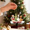 5 x Duck Ornaments for Christmas Tree, Funny Ducks Christmas Ornaments, Farm Animal Ornament for Xmas Trees Home Party, Duck Lovers Gifts, Acrylic Ornament