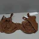 HSIA Minimizer Bras for Women Enchante Full Coverage Underwire Bras Plus Size Lifting Floral Lace Bra for Heavy Breast (Brown) 40DDD