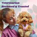 EcoBark Teacup Dog Harness - Luxury Step in Dog Harnesses XXXS - Reflective and Adjustable Vest Harness - Soft Mesh Halter Harness Vest for Puppies & Dogs (Baby Pink)