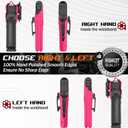 Glock48 Holster IWB OWB Kydex Holster Fit: Glock 48 & Glock 48 MOS Pistol  Inside Waistband Concealed Carry  Adjustable Cant & 'Posi-Click' Retention  No Wear - No Jitter - USA Made by Amberide (Right Hand Draw)