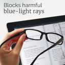 Gaoye Reading Glasses for Women, 6 pack Fashion Readers for Women Men Spring Hinge Eye Glasses, Blue Light Reading Glasses