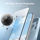 Magnetic for iPhone 16 Pro Max Case, Compatible with MagSafe, [Full Camera Protection][Screen Protector] Silicone Shockproof Protective Phone Case for iPhone 16 Pro Max 6.9", Light Blue