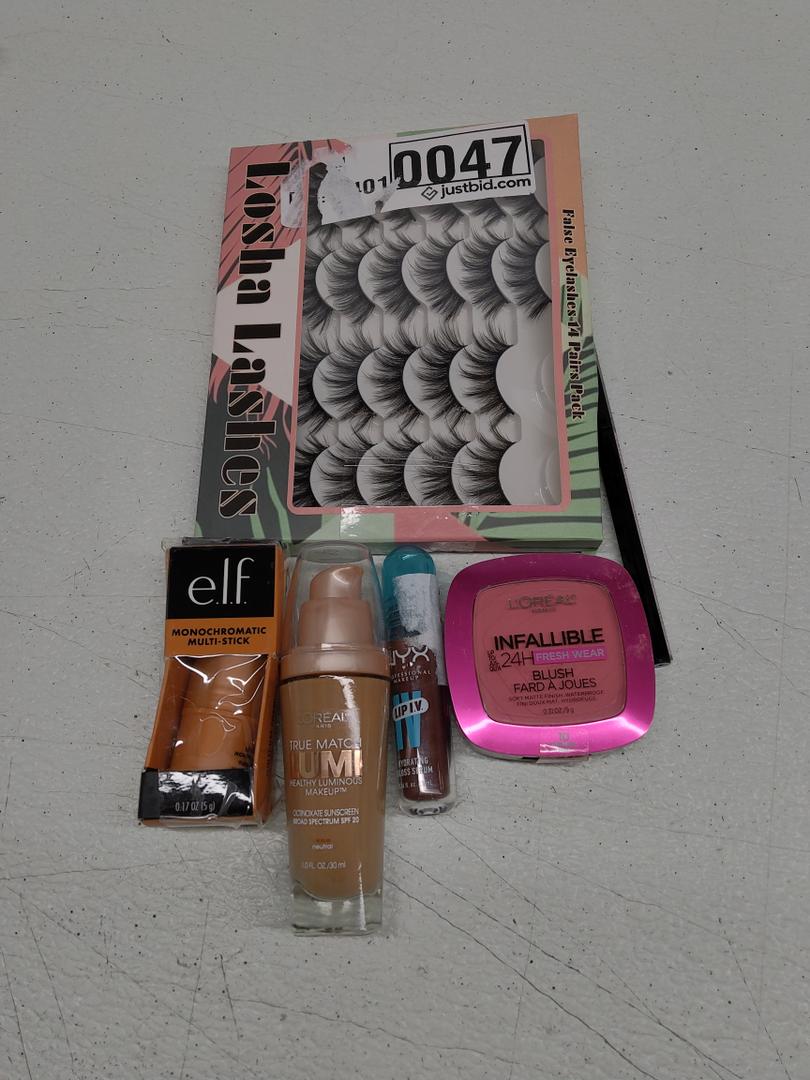 Losha Lashes, e.l.f., L'Oreal Pack Of 2, NYX, Maybelline