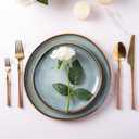 AmorArc Ceramic Dinnerware Sets for 8, 24Pcs Plates and Bowls Sets Dishes