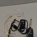 Wireless Headset Microphone, UHF Skin Tone Head Mic Speaker System, Beige Professional Voice Amplifier Microphones, with 164ft Range, Ideal for Teachers Tour Guides Fitness Coaches Conferences (U12B)