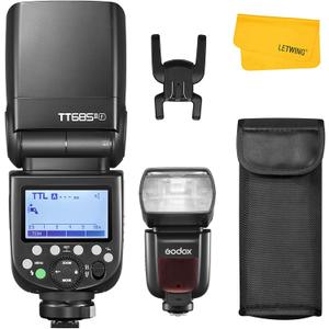 Godox TT685II TT685II-F Flash for Fuji, 2.4G Fujifilm Flash Speedlite HSS 1/8000s GN60, TCM Instant Conversion, Quick Release Lock, External Flash Speedlite Compatible for Fujifilm Camera