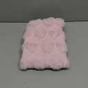 MIULEE Light Pink Bow Pillow Covers Coquette Room Decor Aesthetic Set of 2 Spring Decorative Cute Girl Soft Plush Faux Pillowcase for Preppy Room Decor Bedroom Couch,18x18 Inch