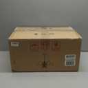 BOKT Mid Century Milk Glass Chandelier Gold G9 Ceiling Chandelier Light Industrial Metal Adjustable Pendant Lighting Farmhouse Large Globe Flush Mount Light Fixture for Dining Room Kitchen Indoor (6 Light-White)