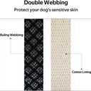 WhoseID Dog Collar with Waterproof AirTag Holder & Anti-Lost QR Code, Cute Bling Warpping Adjustable Width for Small Medium Large Pet (Black, S)