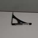 Shelf-Made Manhattan Decorative Shelf Bracket, Black, 8-inches (500 lbs.)