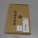 VEBOON Men's Polo Shirts Long and Short Sleeve Cotton Blend Heather Moisture Wicking Casual Collared Shirts (Black, L)