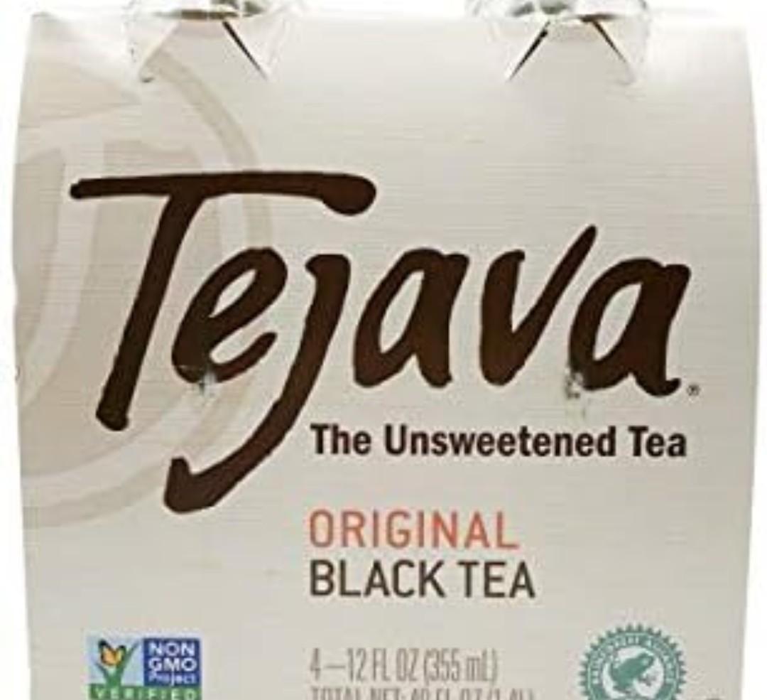 Tejava, Tea Premium, 12 Fl Oz, 4 Pack Exp. 02/06/2028