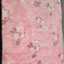 Axolotl Blanket Glow in The Dark Soft Salamander Pink Throw Gifts Toys Room Decor Cute Cozy Kids Blanket for Girls Teen (40"X60")