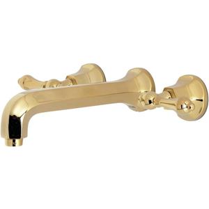 Kingston Brass KS4122AL Metropolitan Bathroom Faucet, 11.06 x 8.25 x 2.44, Polished Brass
