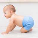 Splash About Happy Nappy Reusable Swim Diaper, Cashmere Blue, Size 4XL